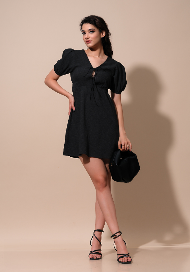 KAIA FRONT KNOT DRESS